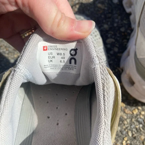 On Cloudswift Running Light Gray Athletic Shoes Women’s Size 8.5 - Picture 9 of 11